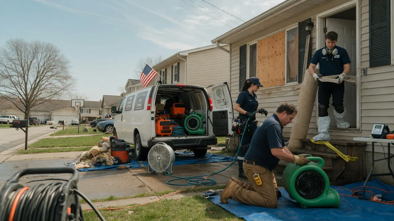 Water Damage Restoration in Unionville Center, OH near me